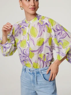 Bluse mit Allover-Print