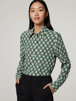 Bluse mit Allover-Print