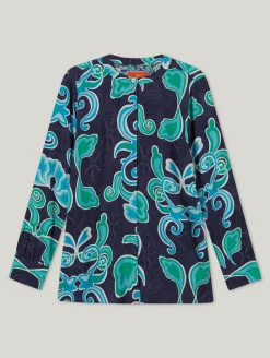 Bluse mit Allover-Print