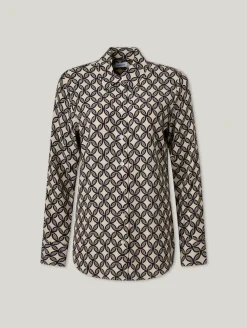 Bluse mit Allover-Print