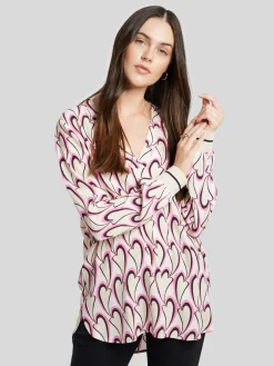 Bluse mit Allover-Print