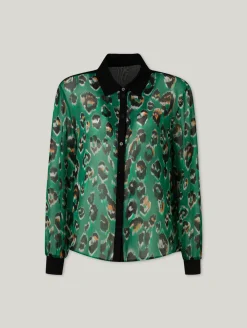 Bluse mit Allover-Print