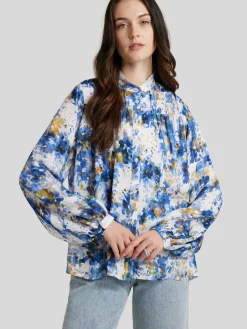 Bluse mit Allover-Print