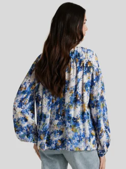 Bluse mit Allover-Print