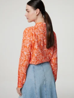 Bluse mit Allover-Print