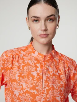 Bluse mit Allover-Print