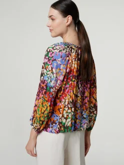Bluse mit Allover-Print