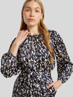 Bluse mit Allover-Print
