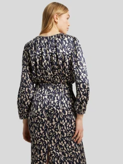 Bluse mit Allover-Print