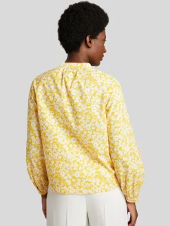 Bluse mit Allover-Print