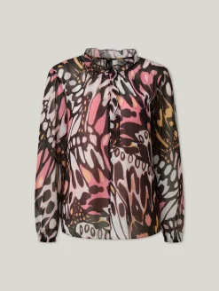 Bluse mit Allover-Print