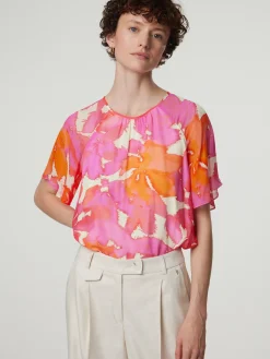 Bluse mit Allover-Print