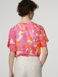 Bluse mit Allover-Print
