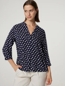 Bluse mit Allover-Print