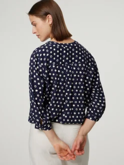 Bluse mit Allover-Print