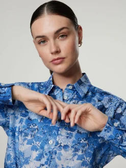 Bluse mit Blumenprint