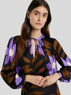 Bluse mit Blumenprint