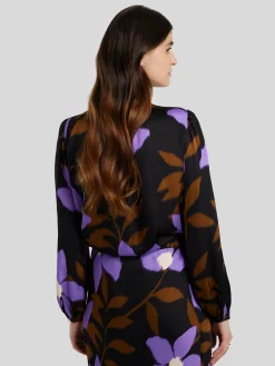 Bluse mit Blumenprint