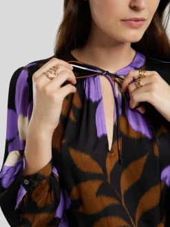 Bluse mit Blumenprint