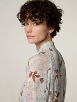Bluse mit Blumenprint