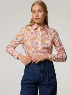 Bluse mit Blumen-Print