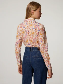 Bluse mit Blumen-Print