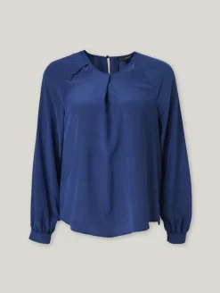 Bluse mit Faltendetails