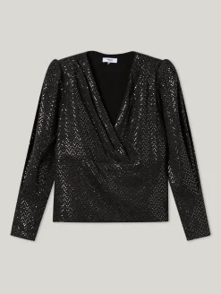 Bluse mit Glitzer LORENA