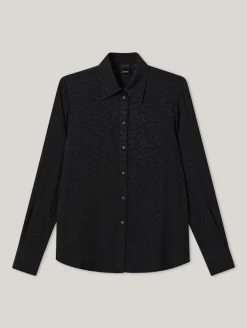 Bluse mit Logo-Print