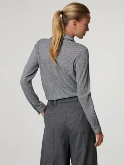 Bluse mit Lurex DOCENTE