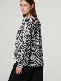 Bluse mit Print