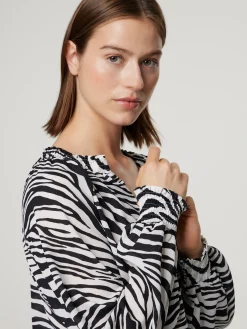 Bluse mit Print