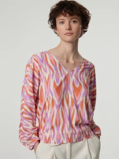 Bluse mit Print
