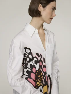 Bluse mit Print