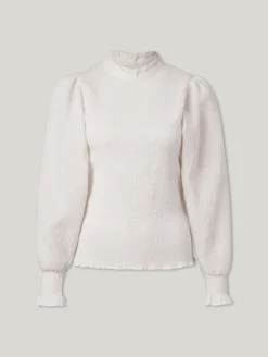 Bluse mit Puffärmeln