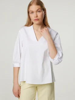 Bluse mit 3/4-Ärmel