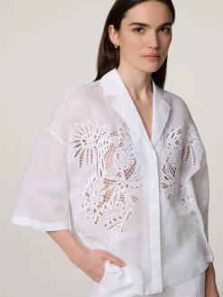 Bluse mit Spitze LEGNO