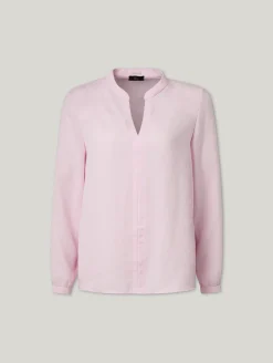 Bluse mit Stehkragen