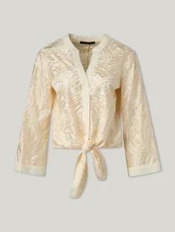 Bluse mit Stickereien