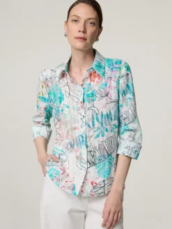 Bluse mit Stickereien