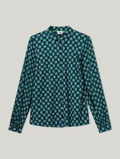 Blusenhemd mit Allover-Print PIA