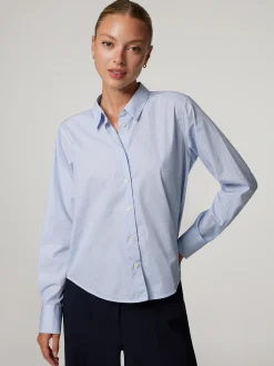 Blusenhemd mit Mikro-Print