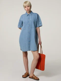 Blusenkleid aus Denim