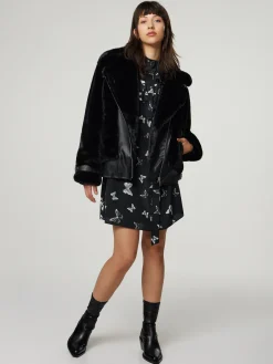 Blusenkleid aus Seide mit Print