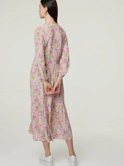 Blusenkleid mit Blumenprint