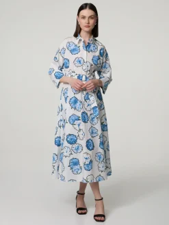 Blusenkleid mit Print