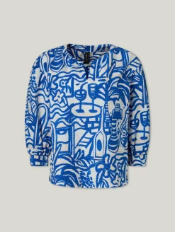 Blusenshirt aus Baumwolle