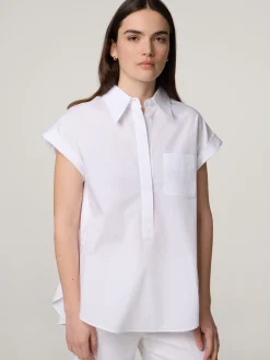 Blusenshirt aus Baumwolle