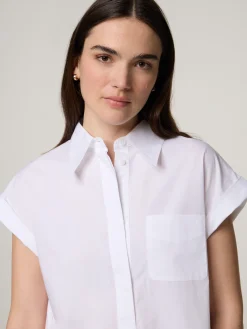 Blusenshirt aus Baumwolle