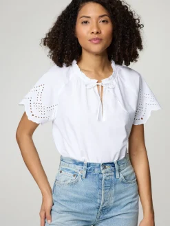 Blusenshirt aus Baumwolle